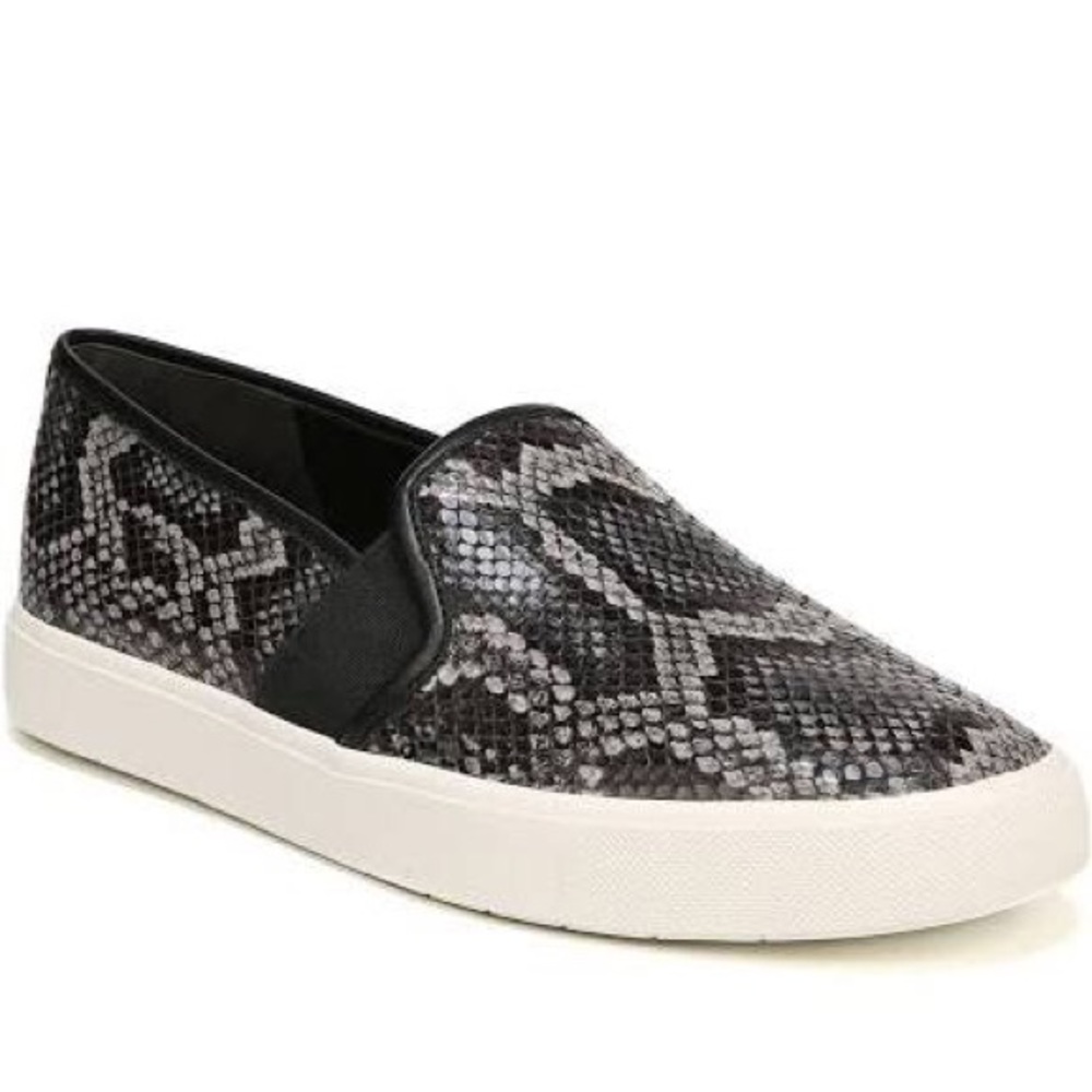 Vince Blair Granite Snake-Print Platform Sneakers